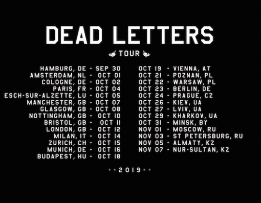 Dead Letters Tour T-paita