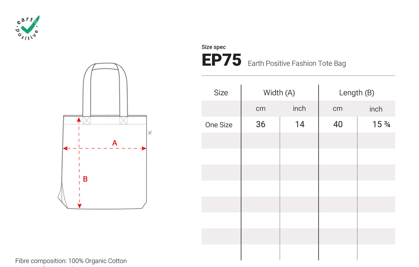 Leaf Logo Tote Bag